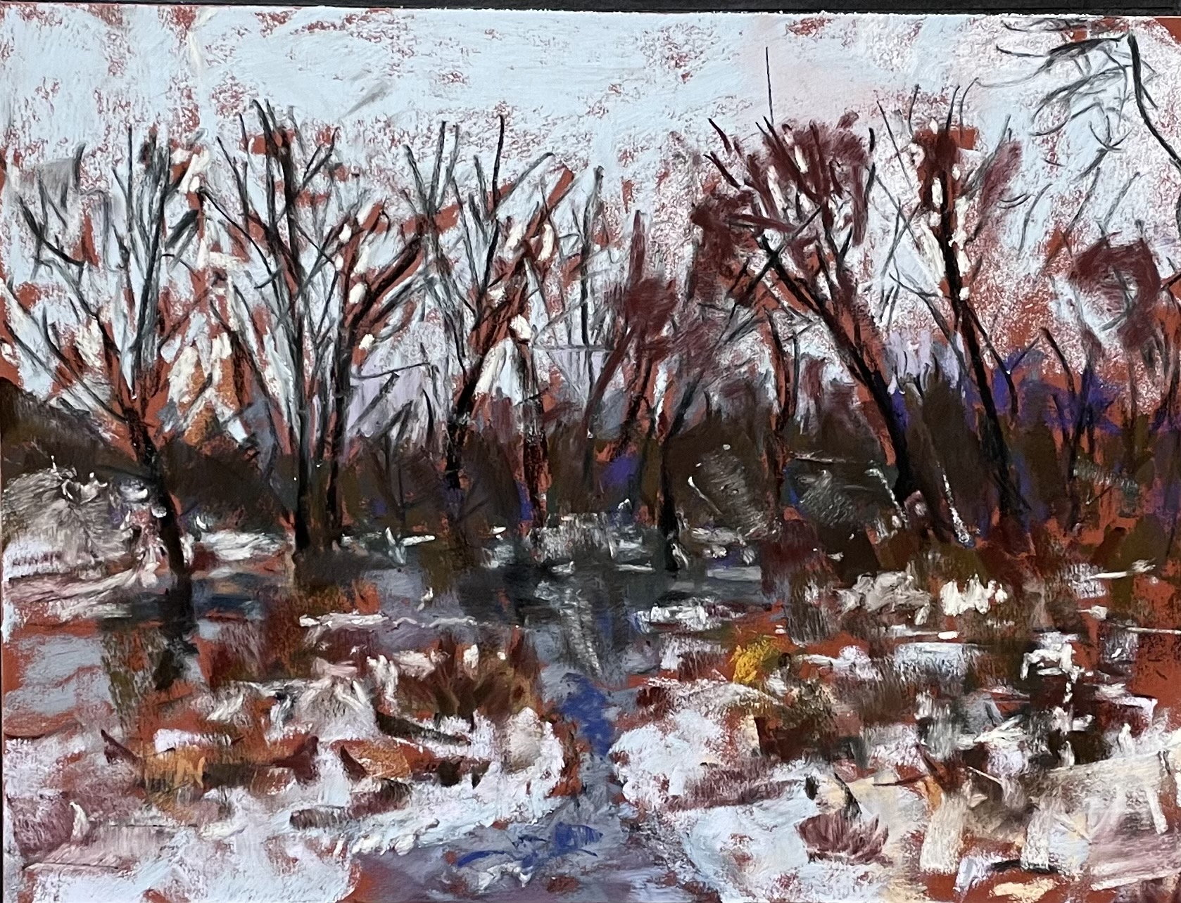 Snowy woods - Donna Streisfeld